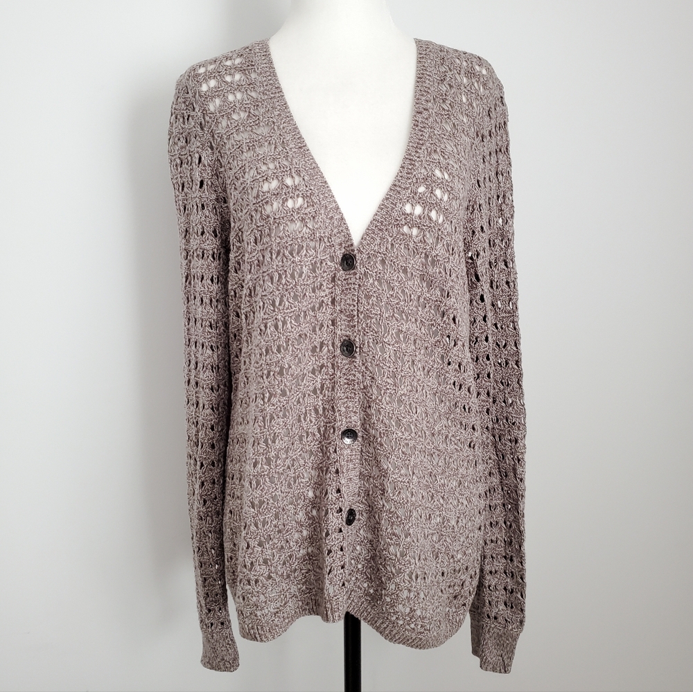 Open Knit Cardigan Size Medium